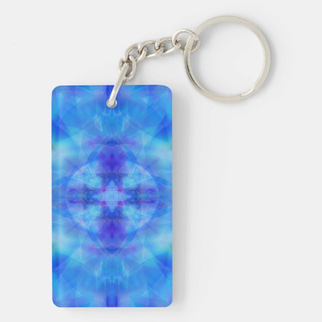 Blue Wings Keychain (Back)