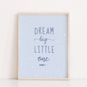 Blue Winter Dream Big Little One Nursery Decor