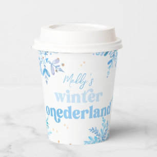Blue Winter Onederland Hot Cocoa Cups