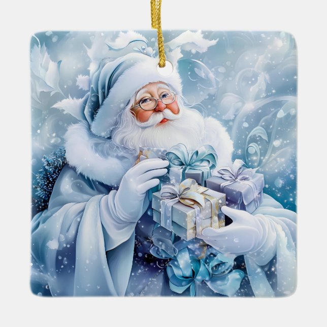 Blue Winter Ornament (Front)