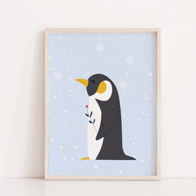 Blue Winter | Penguin Arctic Animal Nursery Decor (Blue Winter | Penguin Arctic Animal Nursery Decor)