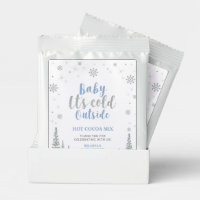 Blue Winter Wonderland Baby It's Cold Outside