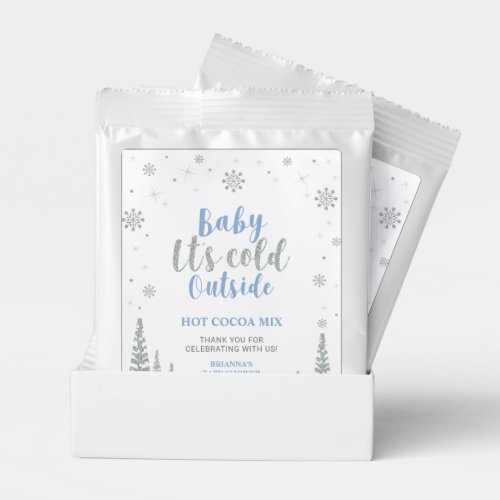 Blue Winter Wonderland Baby Its Cold Outside Hot Chocolate Drink Mix