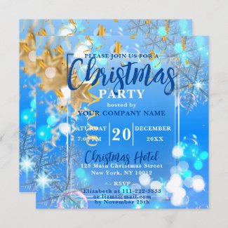 Blue Winter Wonderland Corporate Xmas Party
