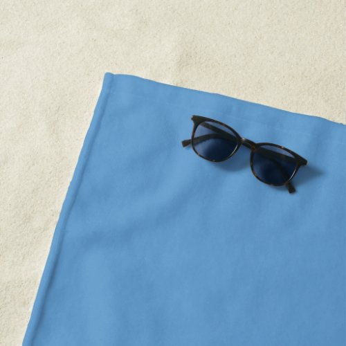 Blue with Burgundy Beach Towel