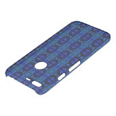 Blue with 'floating' intertwined strokes uncommon google pixel XL case (Top)