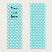 Blue with white polkadots (Front & Back)