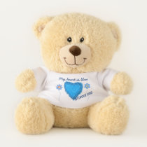 Blue Without You Heart Teddy Bear
