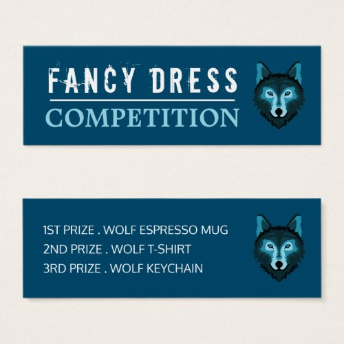 Blue Wolf Halloween Competition Tickets