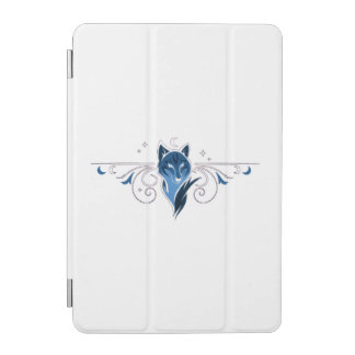 Blue wolf iPad case