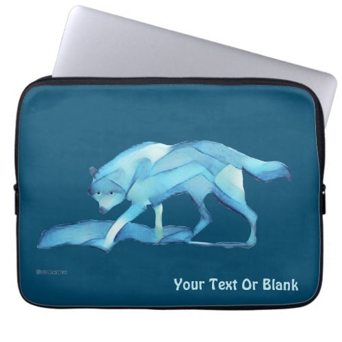 Blue Wolf Laptop Sleeve