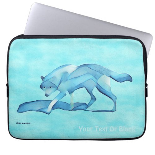 Blue Wolf Laptop Sleeve