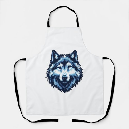 blue wolfdog  6 apron