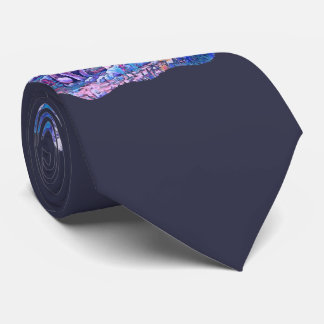 Blue Wolves Wolf Neck Tie