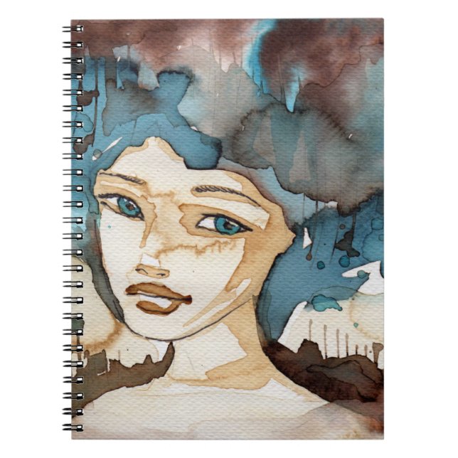 Blue Woman Notebook (Front)