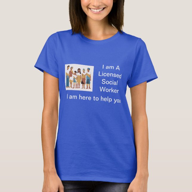 Blue Women's  LSW T-Shirt (Front)