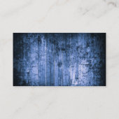 Blue Wood Look Business Card (Back)