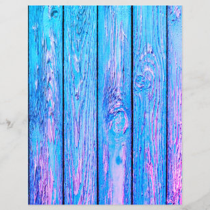 Blue wood texture scrapbook paper