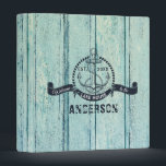 Blue Wood Welcome to the Lake House 3 Ring Binder<br><div class="desc">Blue Wood Welcome to the Lake House design. Personalized and fun modern design. Matching products can be found in Lake & Beach Nautical design collection. You are welcome to visit my store for more beautiful products.</div>