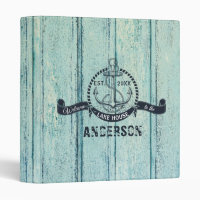 Blue Wood Welcome to the Lake House