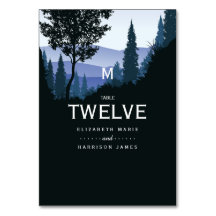 Blue Woodland Forest, Rustic Wedding