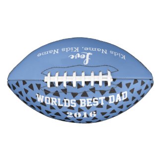 Blue World Best Dad, Customizable 