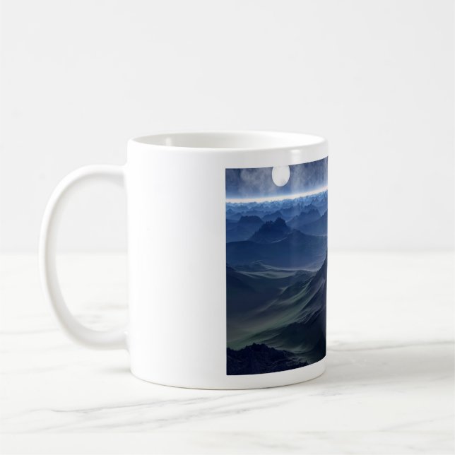 blue world coffee mug (Left)