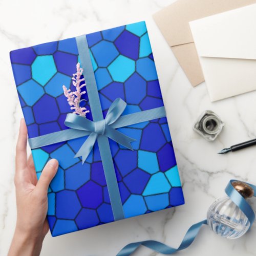 BLUE WRAPPING PAPER