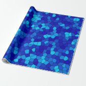 BLUE WRAPPING PAPER (Unrolled)