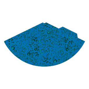 Blue wrapping paper featuring a geometric pattern party hat