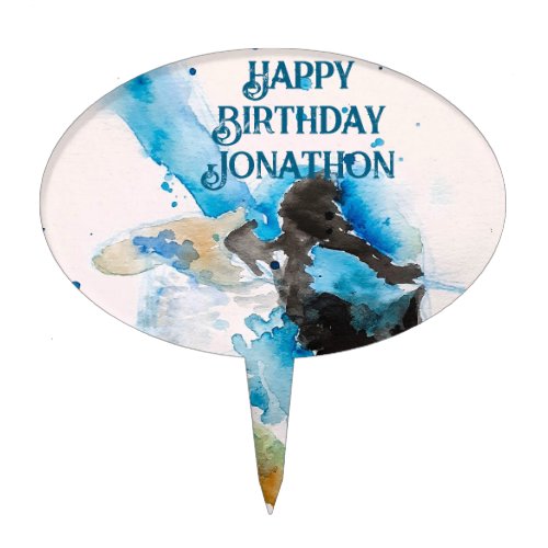 Blue Wren Watercolor Happy Birthday Wrens Aqua
