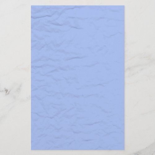 Blue Wrinkled Paper Stationery