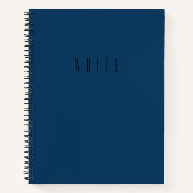 Blue Write Journal Notebook (Front)