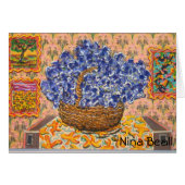 "Blue Wysteria w/ Onion," by Nina Beall (Front Horizontal)