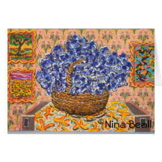 "Blue Wysteria w/ Onion," by Nina Beall Cards