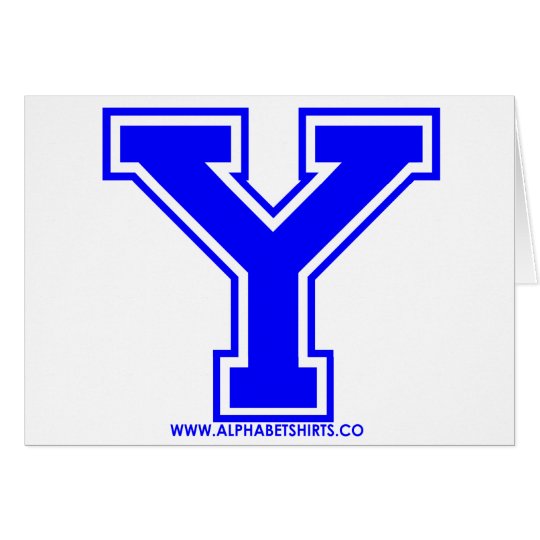 Blue Y Card