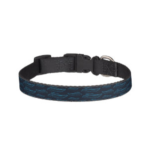 Blue Yacht Pattern Pet Collar