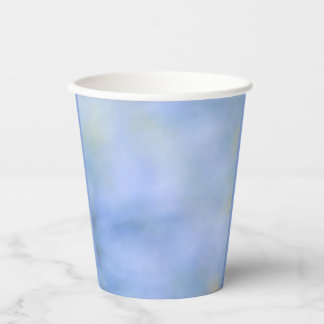 Blue Yellow Abstract Palo Verde Spring Colors Paper Cups