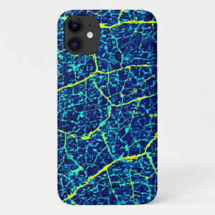 Blue / Yellow Abstract Pattern iPhone 11 Case