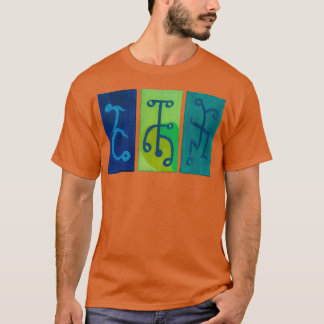 Blue Yellow and Green Dancers T-Shirt