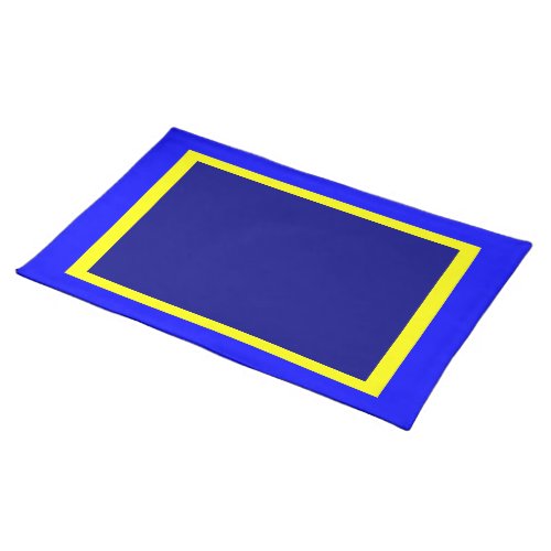 Blue Yellow and Navy Placemat