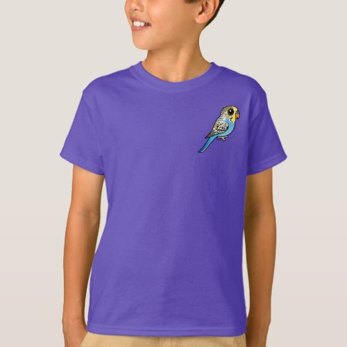 Blue  Yellow Budgie T_Shirt