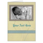 Blue & Yellow Card (Front)