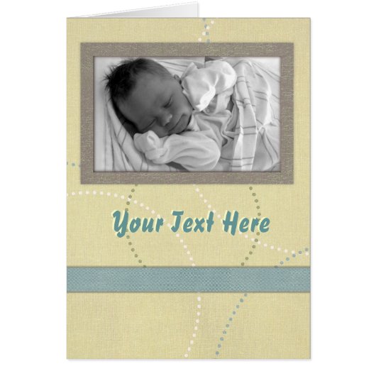 Blue & Yellow Card (Front)