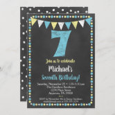 7th deals birthday invitation