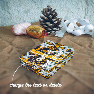 Blue yellow chining Christmas stars Paperweight