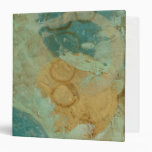 Blue &amp; Yellow Circles 3 Ring Binder