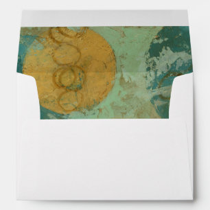 Blue & Yellow Circles Envelope