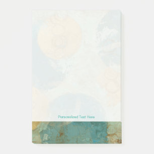 Blue & Yellow Circles Post-it Notes