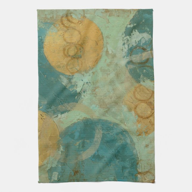 Blue & Yellow Circles Towel (Vertical)